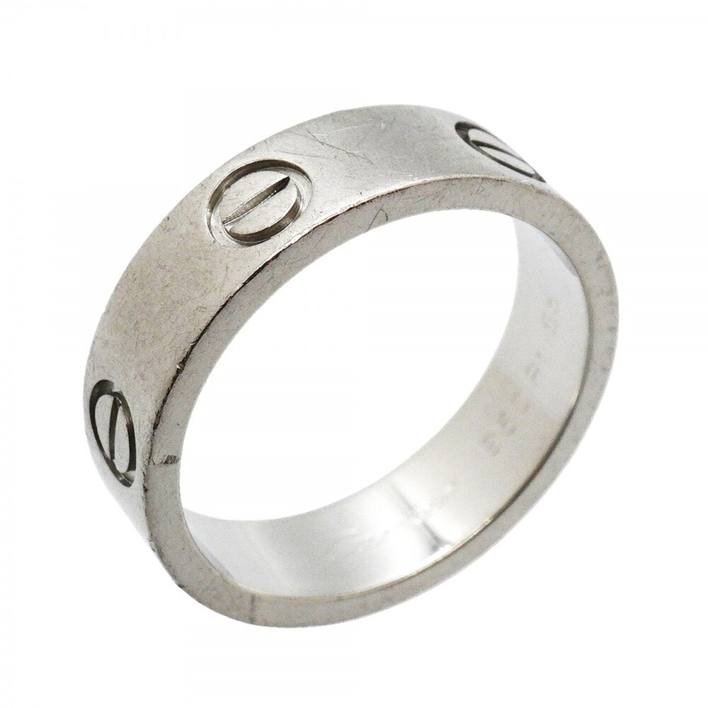 CARTIER Silver Love Ring #55